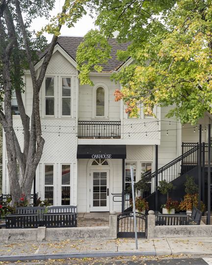 The front of the house